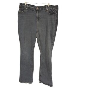 Signature Levi Strauss Womens Jeans‎ 22M W36 L32 Mid Rise Bootcut Denim Blue